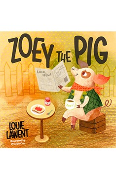 Zoey the Pig by Louie Lawent