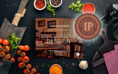My Cookbook Passion by Pamela Kure Grogan honored with a Bronze Medal in the 2022 Independent Publisher Book Awards (IPPY Awards)