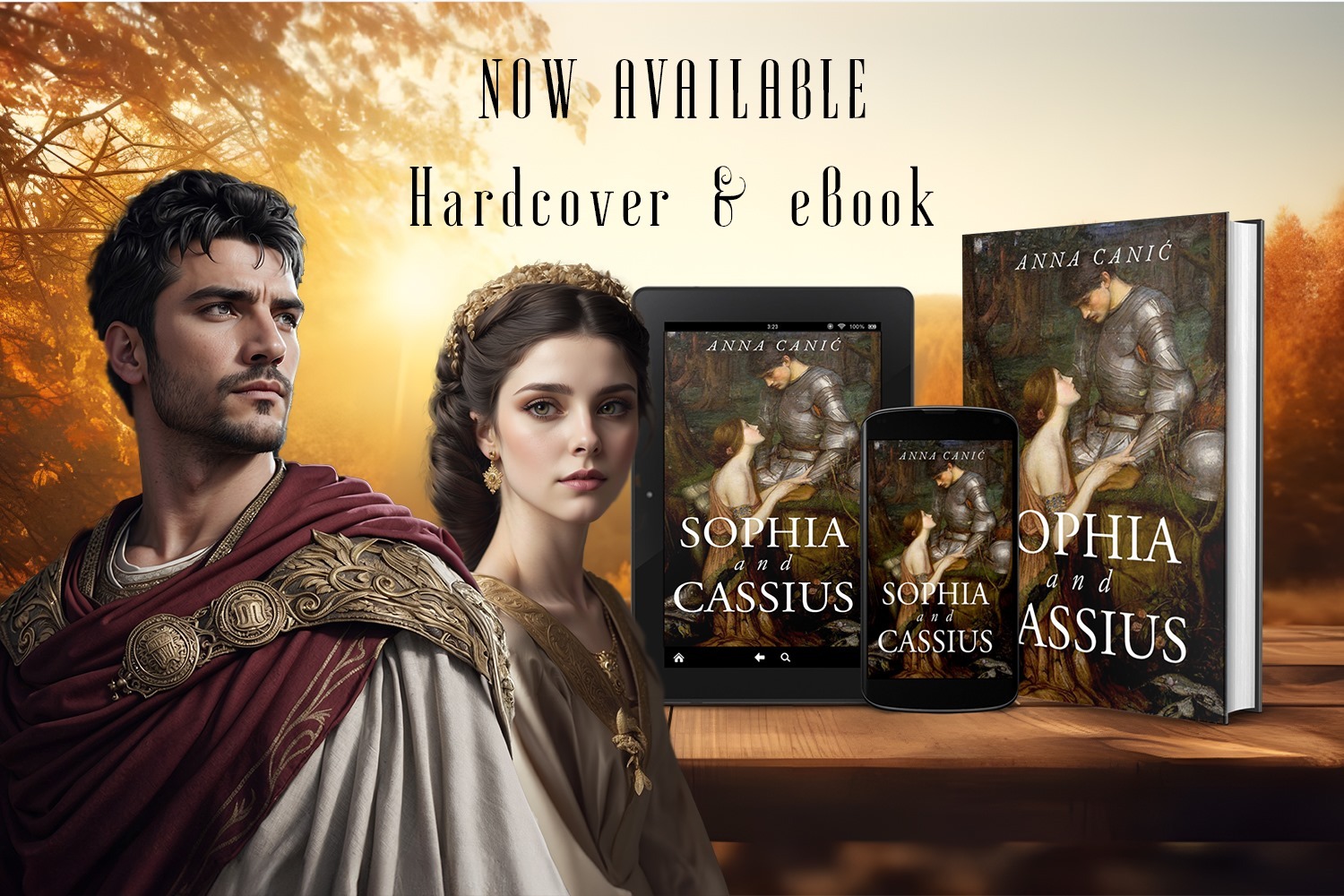 Sophia and Cassius by Anna Canic, now available from Histria Books