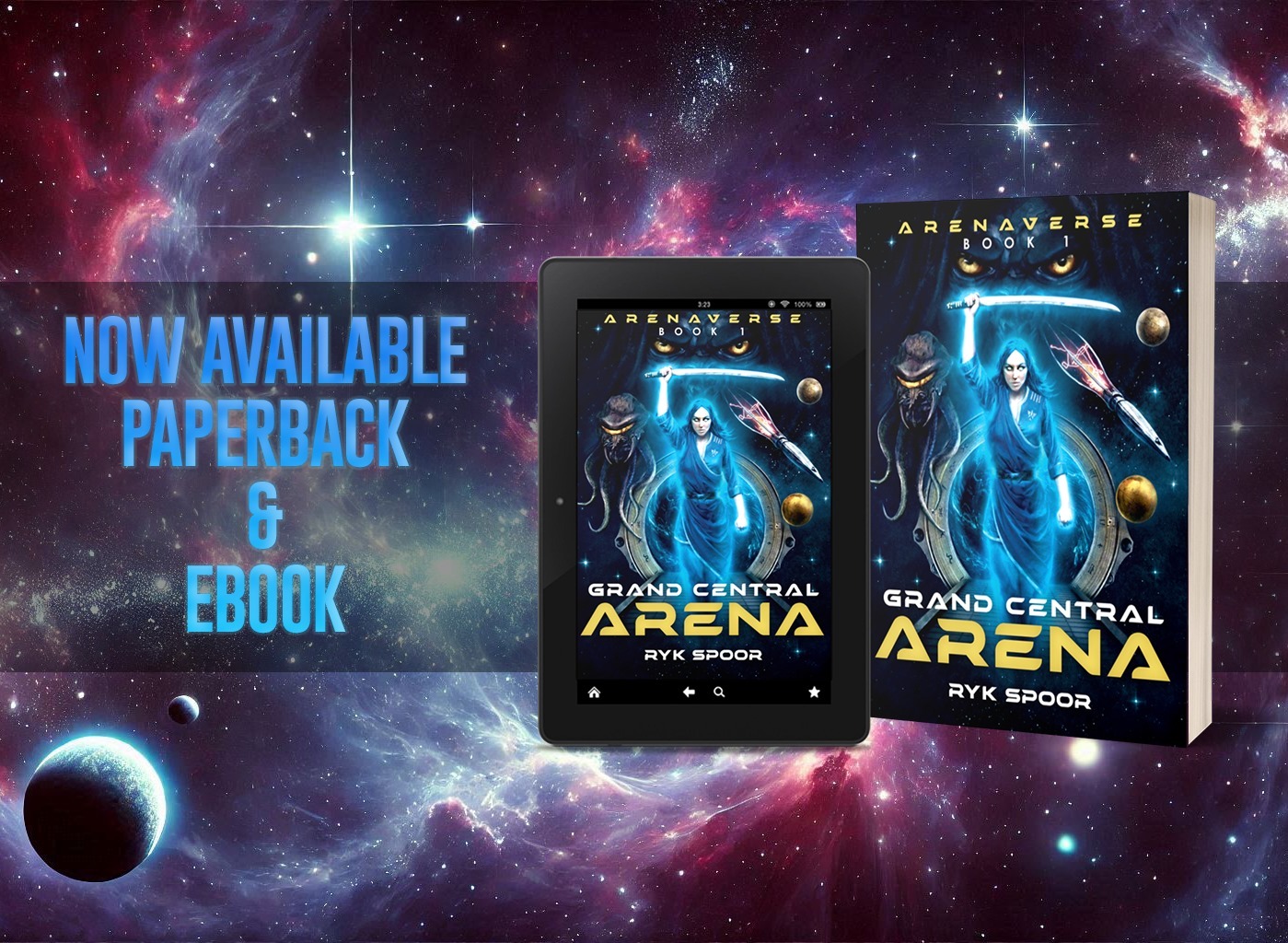 Grand Central Arena (Collector’s Edition) by Ryk E. Spoor, now available from Histria Books.