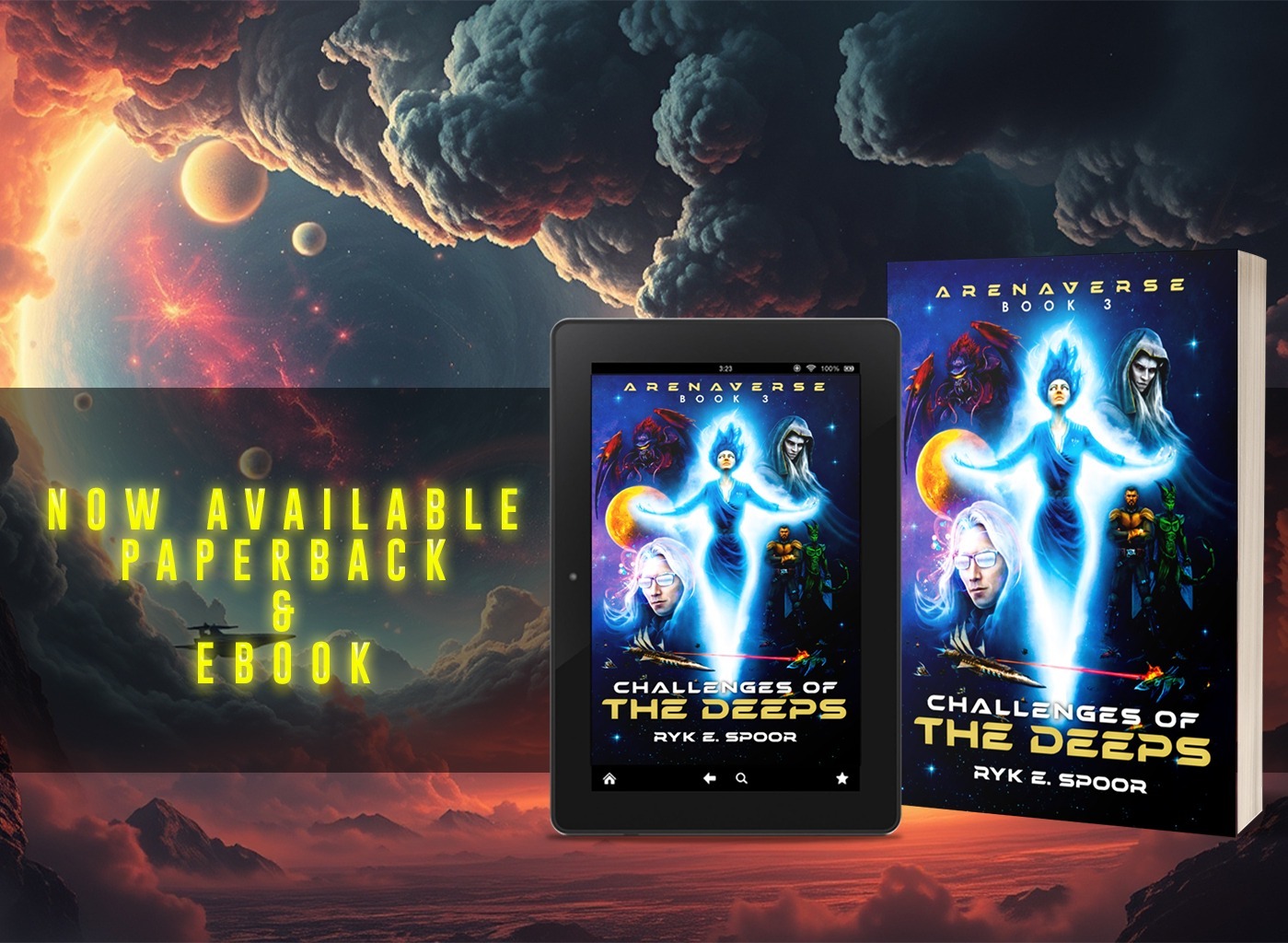Challenges of the Deeps by Ryk E. Spoor, now available from Histria Books.