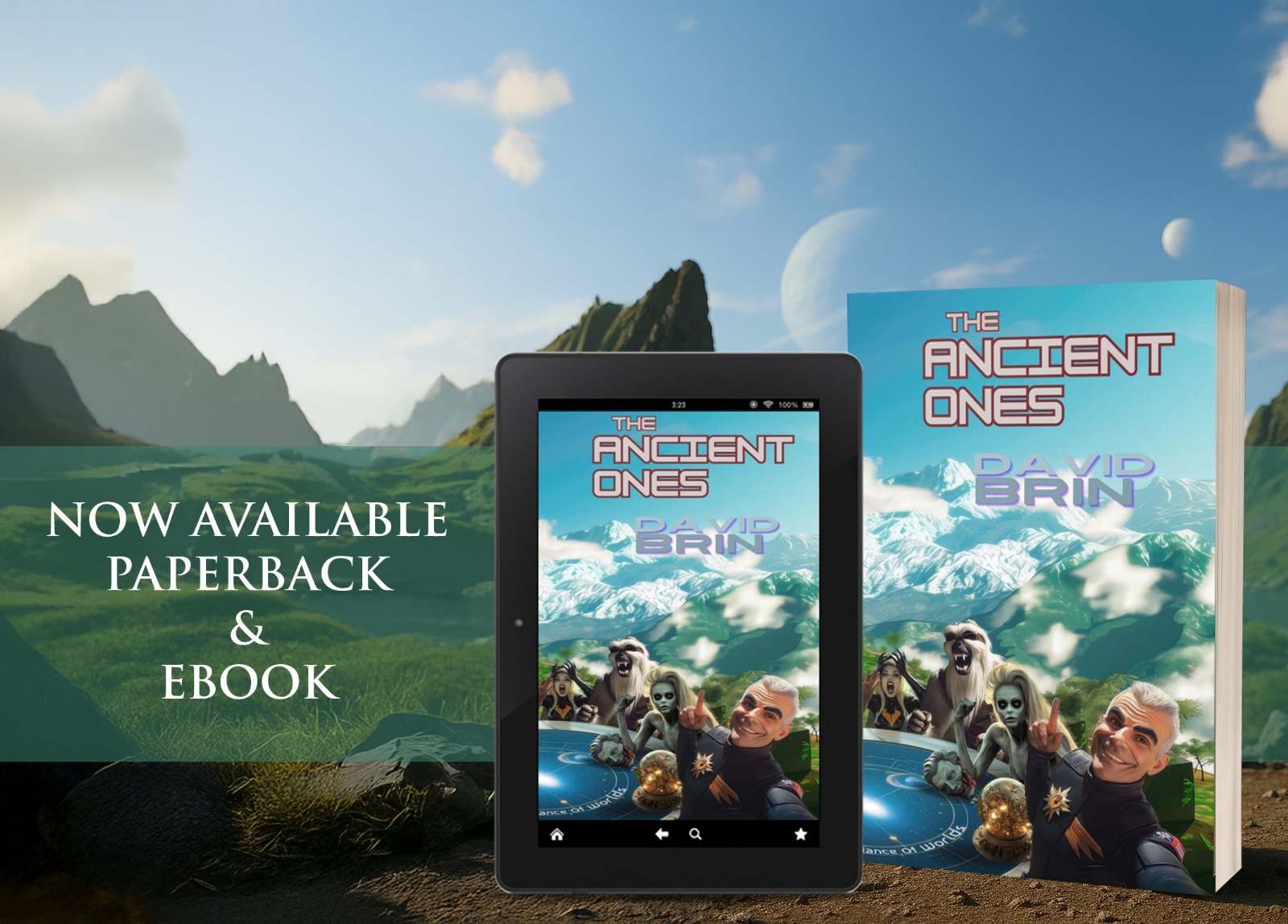 The Ancient Ones by David Brin, now available from Histria Books.