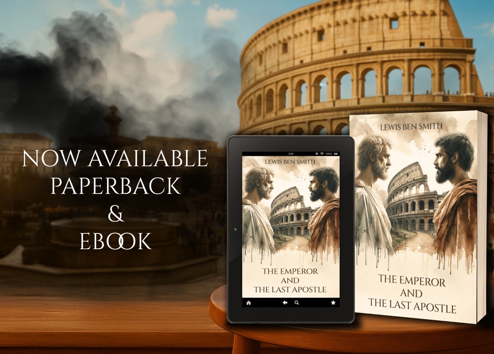 The Emperor and the Last Apostle: A Tale of Ancient Rome by Lewis Ben Smith now available from Histria Books
