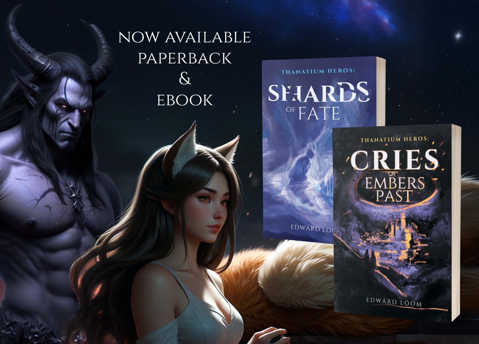 Cries of Embers Past by Edward Loom, now available from Histria Books.