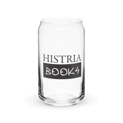 Official Histria Books Can-shaped glass