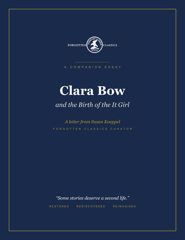 Clara Bow and the Birth of the It Girl